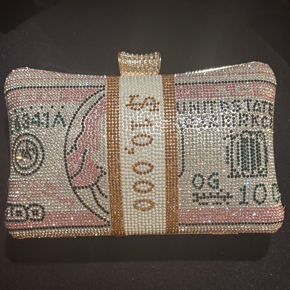 Crystal Embellished Clutch